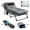 N33 Stripe Lounge Chair+ Gray Pad, variant on Lilypelle Portable Folding Camping Cot Bed with 2 Sided Mattress & Pillow, Adjustable 5-Position Folding Lounge Chair, Folding Cot Bed