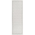 thumbnail image 2 of Rugs.com Outdoor Lattice Collection Rug – 6 Ft Runner Ivory Flatweave Rug Perfect For Hallways, Entryways, 2 of 8
