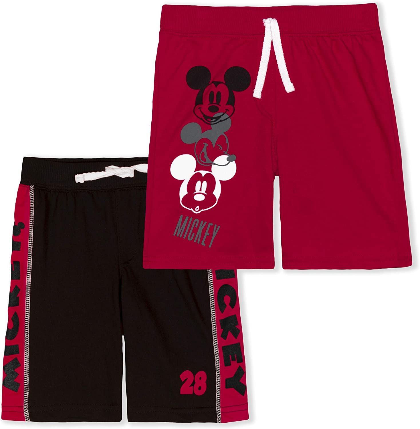 Disney Mickey Mouse 2 Pack Shorts Set for Boys, Toddler Kids Short Pants - image 1 of 5