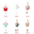 thumbnail image 2 of Matsuzay Feliz Navidad niña muñeco de peluche juguete colgante adornos decoración del hogar Kits de decoración para fiestas azul, 2 of 6