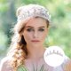thumbnail image 3 of Tiara de novia con diamantes de imitación para mujer, diadema de cristal, joya para el cabello, 3 of 6