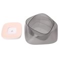 thumbnail image 5 of Cuenco flotante para mascotas, multifunción, a prueba de derrames, automático, cuenco de agua para perros, gatos, mascotas, color rosa cereza oriental, 5 of 5