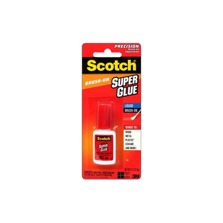 Scotch Super Glue Liquid Brush On 0.17oz