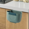 thumbnail image 5 of AuroraX Kitchen Trash Can Multiple Sizes Green Hanging Stylish Garbage Can Contemporary Plastic Garbage Bin for Compact Spaces, 5 of 6