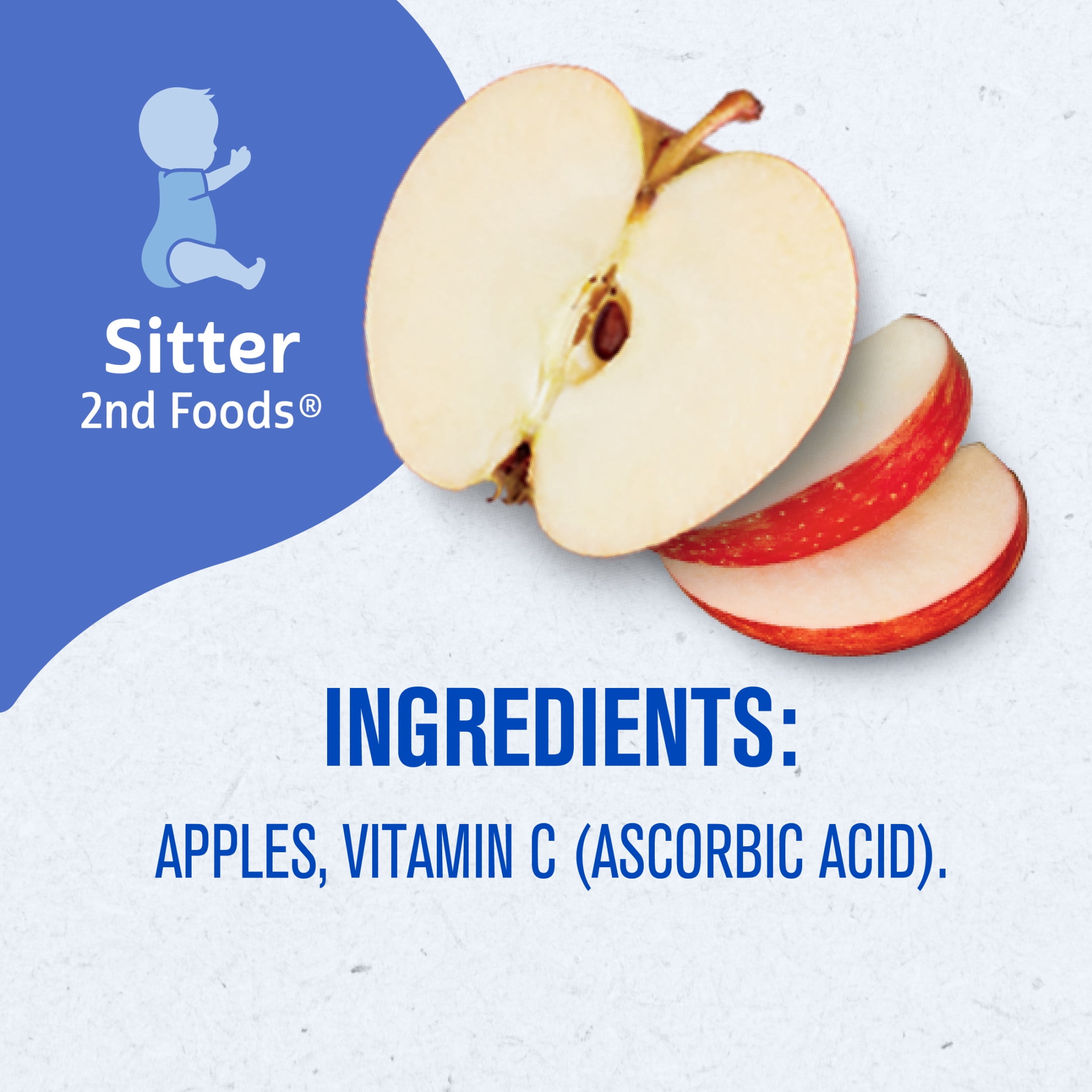 Gerber Stage 2 Baby Food, Apple Puree Pouch 99 g