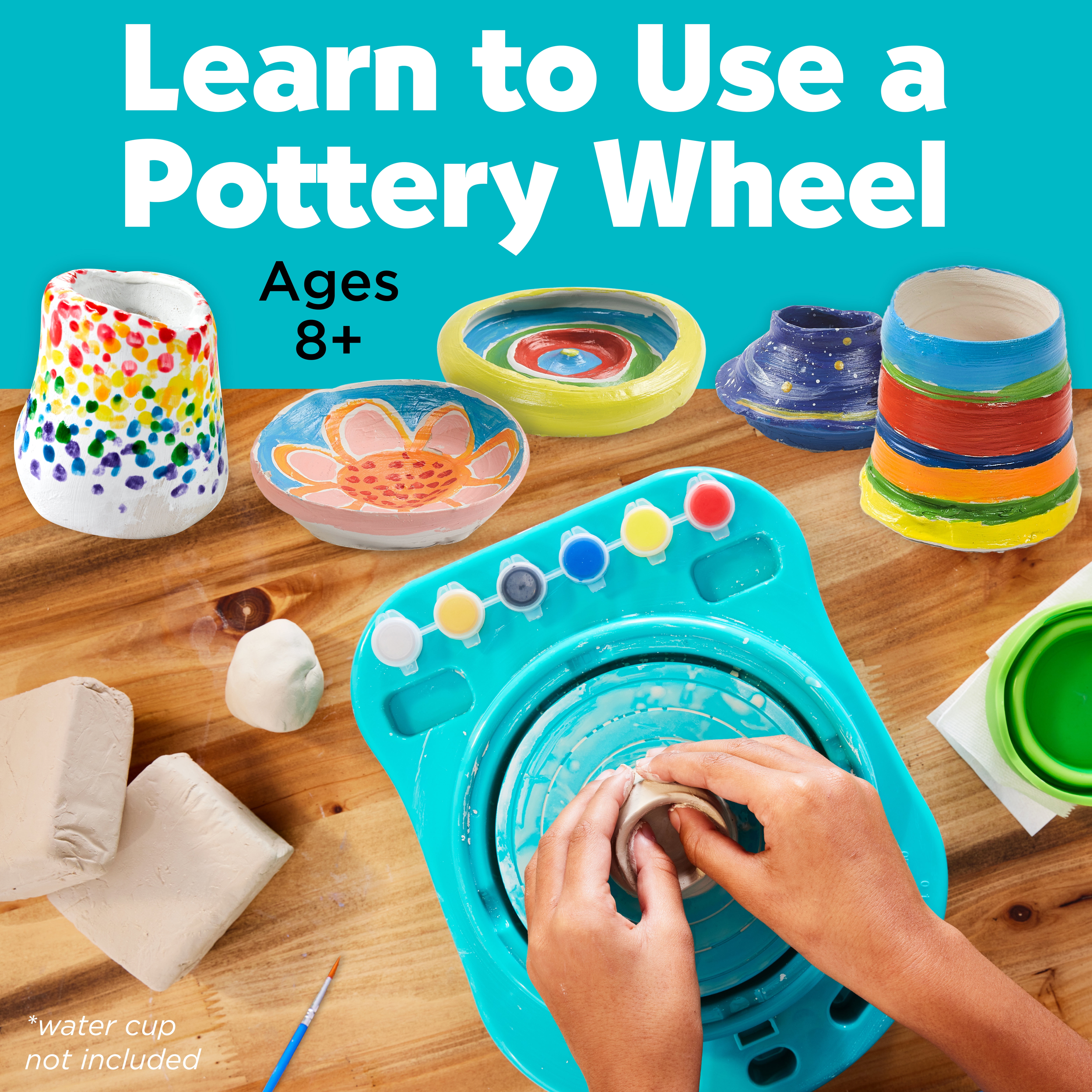 Faber-Castell Pottery Studio Wheel & Clay Kit