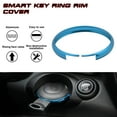 thumbnail image 4 of Xotic Tech Sky Blue Aluminum Alloy Remote Control Key Cover Ring Rim Surrounding Compatible with Mini Cooper JCW R55 R56 R57 R58 R59 R60 R61, 4 of 8