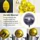 thumbnail image 5 of Globos redondos, película de aluminio, tamaño grande, peso ligero, globo para casa, arreglo de ambiente, accesorios para fotos, accesorio para Kits de decoración para fiestas Púrpura perla Yuarrent HA062117-08, 5 of 6