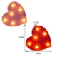 thumbnail image 4 of Letrero de neón Toystoory corazón Iluminación navideña rojo, 4 of 6
