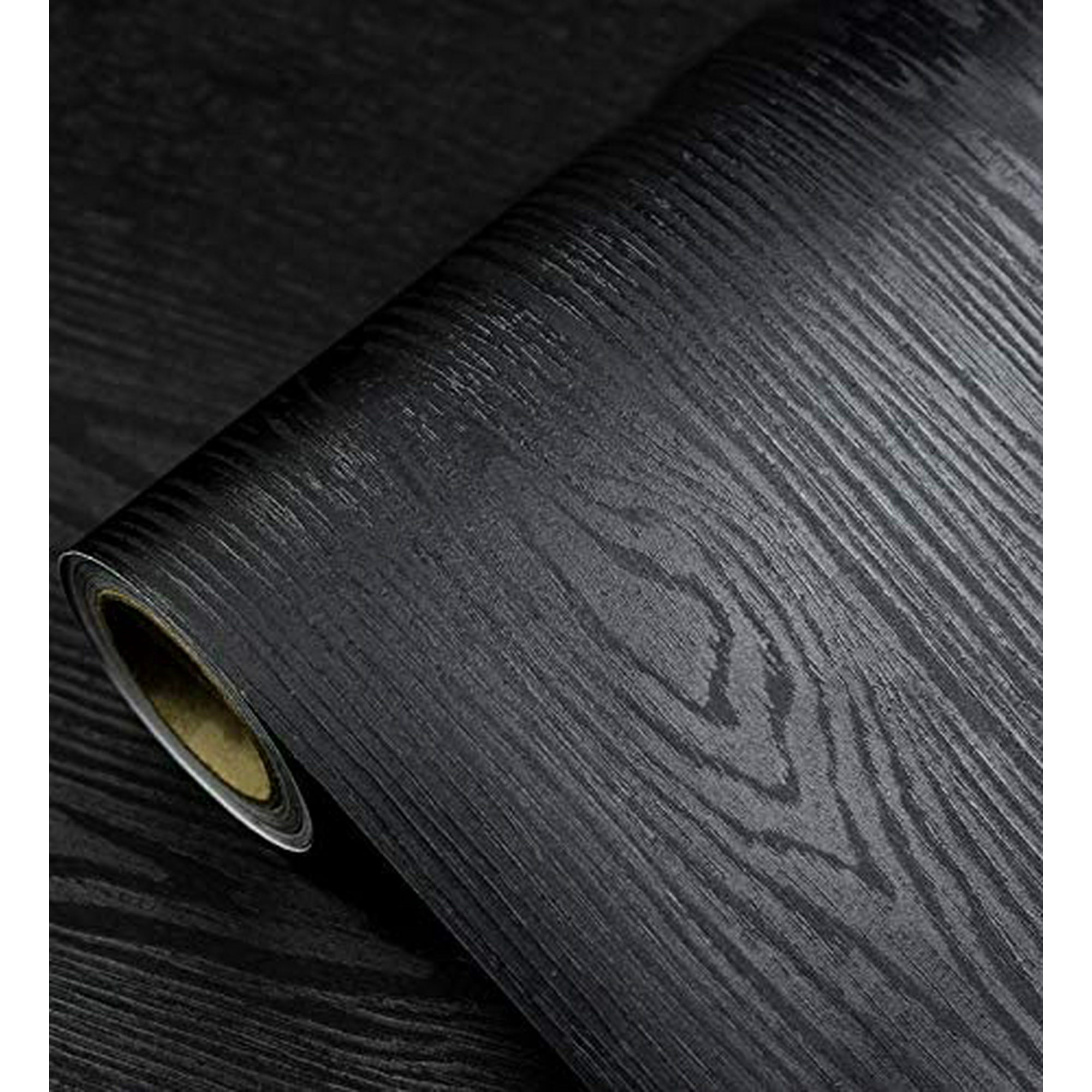 Black Wallpaper - Wood Peel and Stick Wallpaper – Black Wood Self-Adhesive & Removable Wallpaper for Countertop Furniture Kitchen Wall, Realistic Wood Sensation, Easy to Clean, × 118 Vinyl | Walmart Canada Black Wallpaper - Wood Peel and Stick Wallpaper – Black Wood Self-Adhesive & Removable Wallpaper for Countertop Furniture Kitchen Wall, Realistic Wood Sensation, Easy to Clean, × 118 Vinyl | Walmart Canada