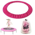 thumbnail image 1 of QJUHUNG Mini Trampoline Spring Cover 36 Inch Small Trampoline Safety Pad for 6 Holes Round Trampoline Tear-Resistant Oxford Cloth Anti-Vibration   Multiple Color Options(Rose Red), 1 of 7