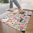 thumbnail image 4 of Chihuahua and Flower Florals Door Rugs,Washable Non Slip Door Mats Indoor,Decorative Door Mats,Entry Mat Indoor for Entrance,Bedroom,Kitchen,Bathroom,17"x30", 4 of 6