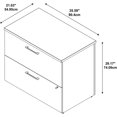 thumbnail image 4 of 400 Series 2 Drawer Lateral File Cabinet in Mocha Cherry - Engineered Wood, 4 of 5