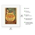 thumbnail image 2 of Phantom of The West - Chapter 4: The Battle of The Strong - Starring Tom Tyler - Vintage Film Movie Poster c.1931 - Fine Art Rolled Canvas Print 11in x 14in, 2 of 4