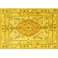 thumbnail image 1 of Ahgly Company Indoor Rectangle Medallion Yellow Traditional Area Rugs, 7' x 9', 1 of 4