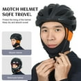 thumbnail image 1 of Casco de ciclismo Bling Bling con pasamontañas de Seda helada, 1 of 7