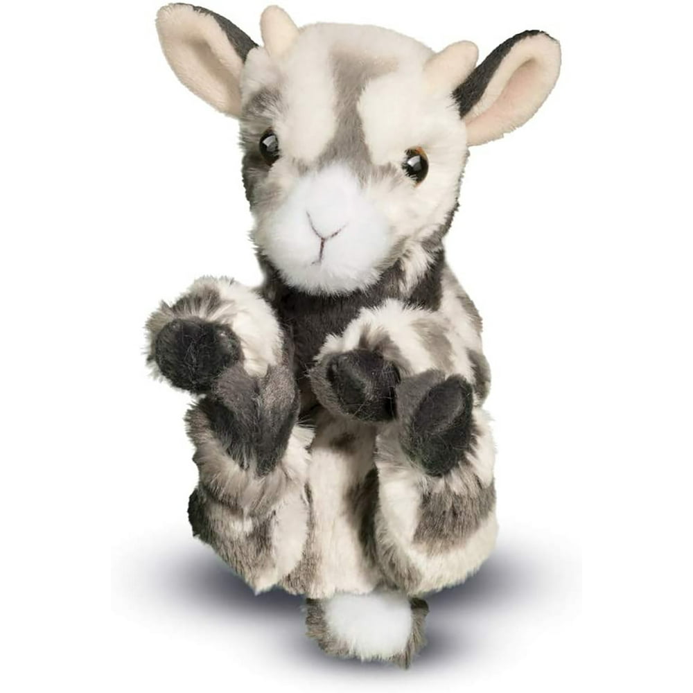 Douglas Toys Plush Baby Grey Goat Lil' Handful Stuffed Animal, 6