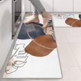 thumbnail image 2 of Kitchen Rugs Sets Of 2,Blue Boho Abstract and Plant Pattern Anti Fatigue Kitchen Mat Rugs Non Slip Washable,Decorative Kitchen Floor Mats for Kitchen,Sink,Laundry,17"X47", 2 of 5