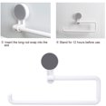 thumbnail image 4 of Cateissary Portarrollos de papel higiénico montado en la pared, toallero de cocina y baño, colgador de pañuelos autoadhesivo, 1 ud., 4 of 6