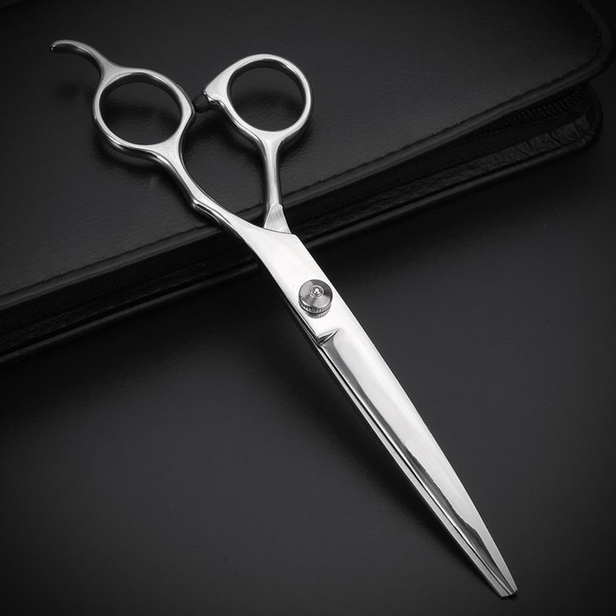 7'' Professional Pet Dog Grooming Scissors Set Straight Curved Thinning