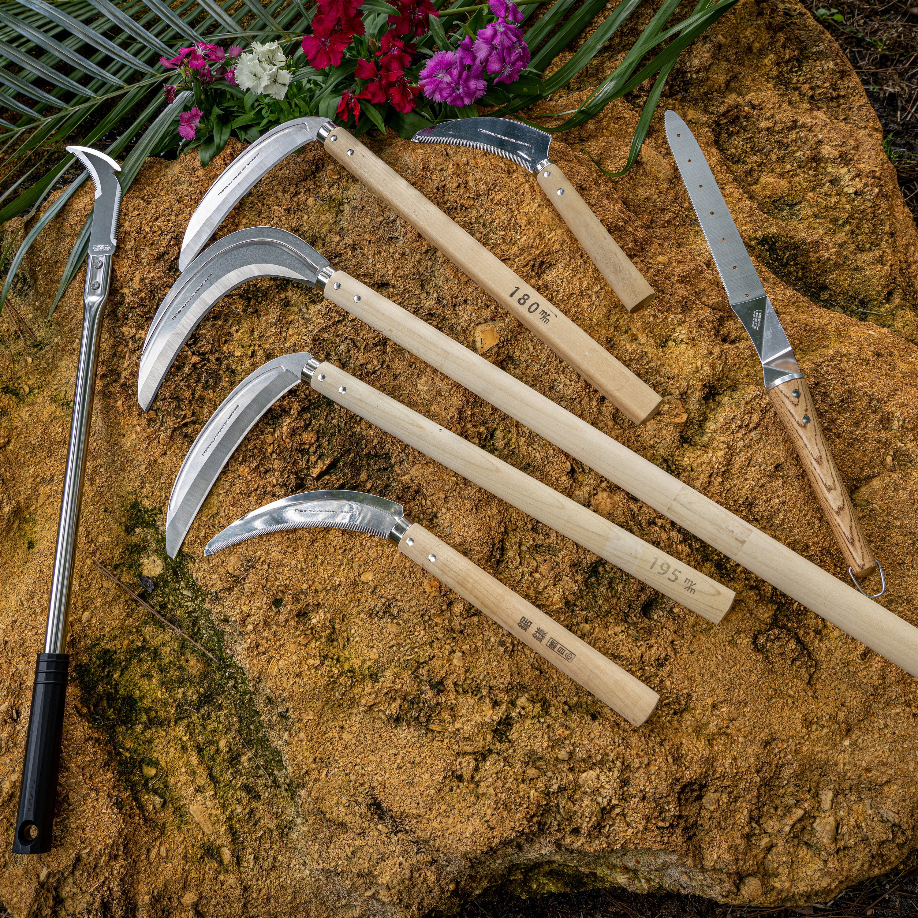 NISAKU NJP150 NOKOGAMA Japanese Stainless Steel Saw Tooth Sickle