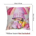 thumbnail image 4 of Spring Pink Pillow Covers Floral Throw Decorative Flower Pillow Covers Farmhouse Throw Pillowcases for Home Couch Sofa Decorations, 4 of 7