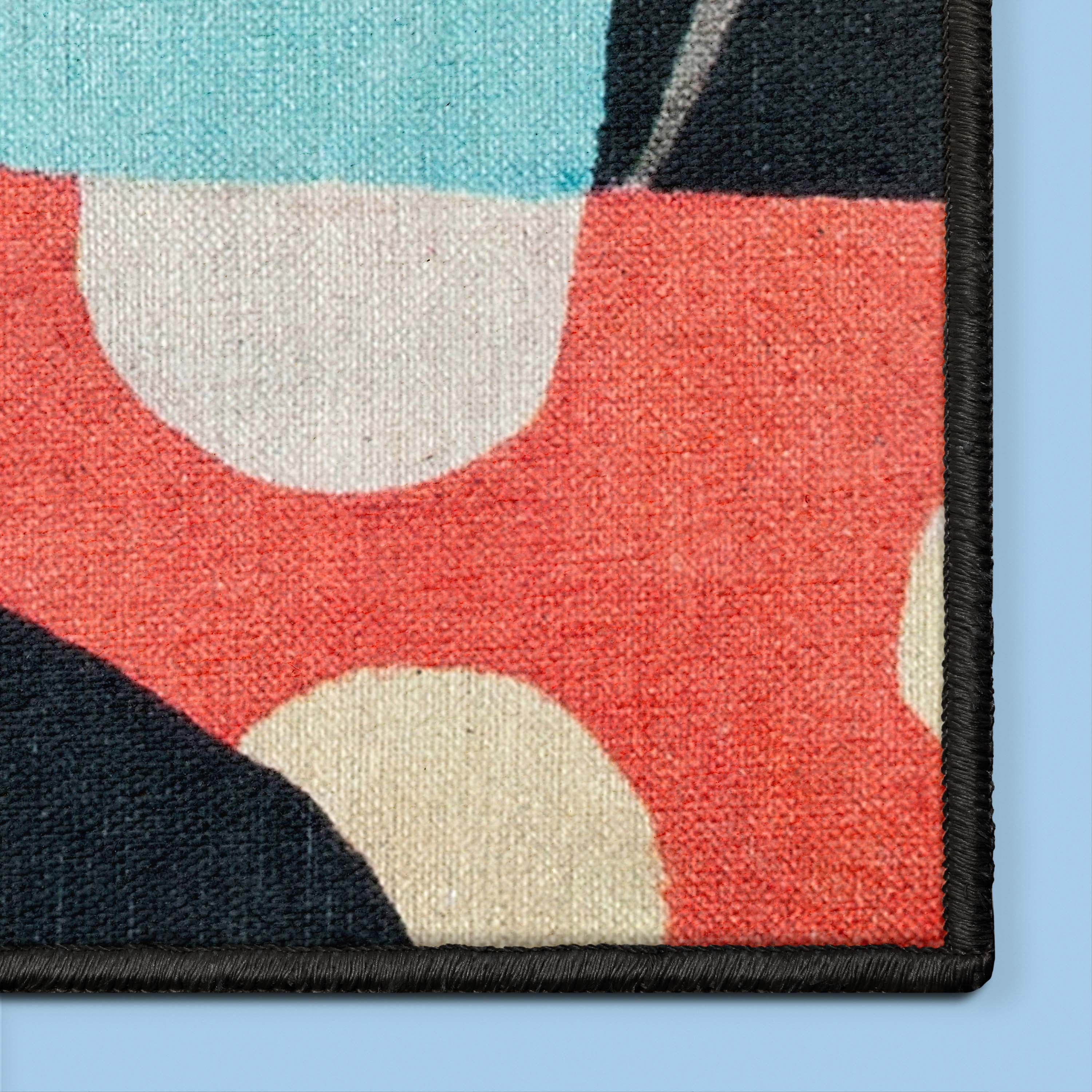 Well Woven x Misha Tyutyunik The Sunday Jungle Collection Life's a Beach Modern Abstract Multi 5'3" x 7'3" Area Rug