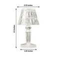 thumbnail image 2 of BalsaCircle 6 Clear 4.5 in Acrylic Crystal Table Lamps Battery Operated LED Lights Party Events Decorations, 2 of 8