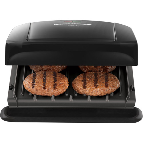 George Foreman 4-Serving Removable Plate Electric Grill and Panini Press, Black, GRP1060B - image 3 of 22