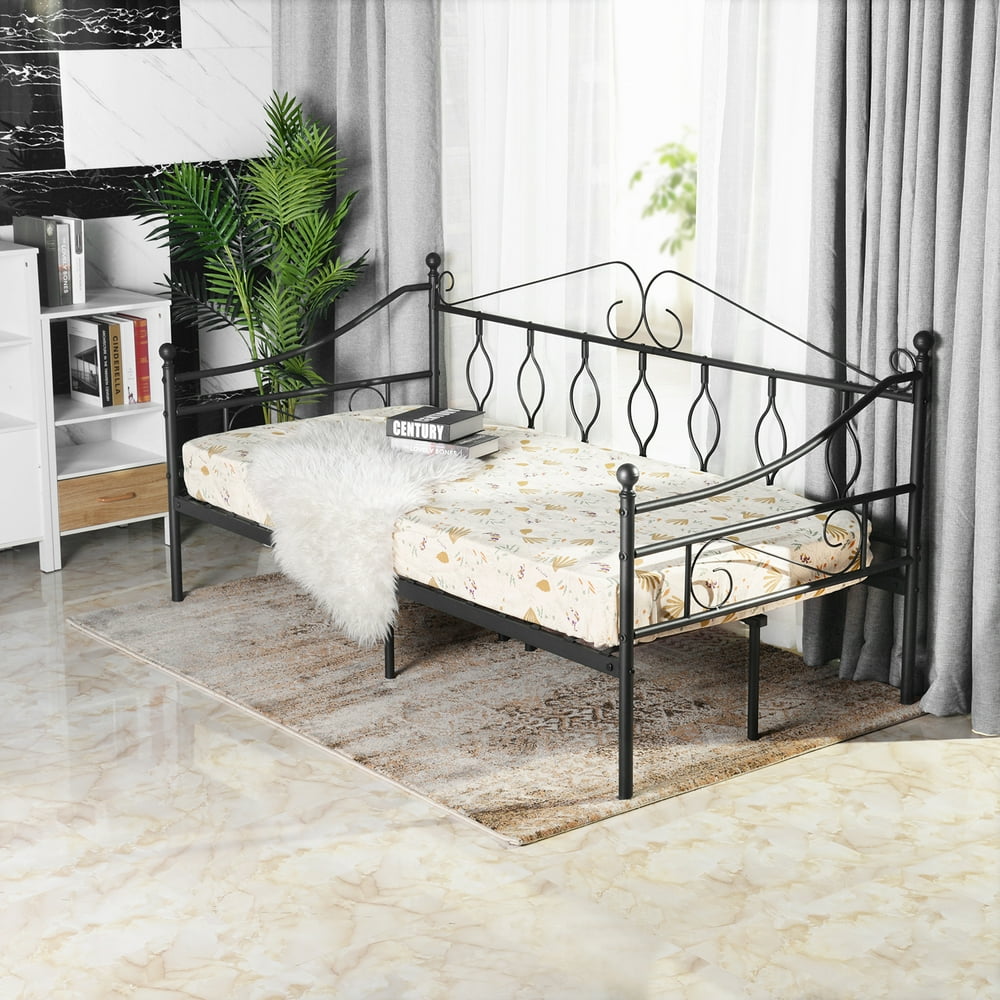 Veryke Daybeds, Metal Daybed Frame, Multifunctional Platform Bed Frame