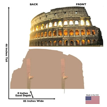 Advanced Graphics 1857 Italy Colosseum Cardboard Standup
