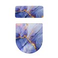 thumbnail image 5 of FORUDESIGNS Marble Pattern 2 Pack Toilet Lid Cover with Toilet Tank Lid Cover, Adjustable Toilet Seat Covers Fits Most 15-21" Round Oblong and Elongated Toilet Seat,Easy to Clean, 5 of 8