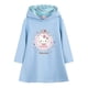 thumbnail image 4 of Vestido con capucha de longitud media para niños de Hello Kitty, vestido de manga larga con estampado de dibujos animados para niñas, ropa para niños, falda acampanada de estilo occidental, 4 of 5