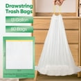 thumbnail image 6 of MYSPRI 13 Gallon Trash Bags Tall Kitchen Drawstring Garbage Bags 80 Count Scented Lemon, White, 6 of 7