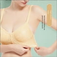 thumbnail image 5 of Paiwinds Front Closure Bra for Women Wireless Lace Comfort Bra Breathable Everyday Underwear with Side Support, 5 of 9