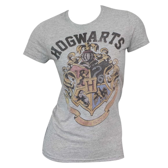T-shirt Harry Potter Gris pour Femme - Petit