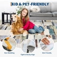 thumbnail image 4 of 2x6 Ft Washable Area Rug - Modern Geometric Carpet - Non Slip Backing Low Pile Design - Soft Floor Rug for Living Room Bedroom Dining Room Nursery - Durable Farmhouse Multi Color, 4 of 8