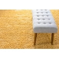 thumbnail image 6 of Unique Loom Davos Shag Collection Area Rug - Solid (7' 10" Square Sun Yellow), 6 of 8
