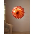 thumbnail image 2 of Hollis Orange Dahlia Wall Decal Cutout, 2 of 2