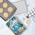 thumbnail image 5 of Yayeee Pot Holders Kitchen Heat Resistant with Pocket 7"x9.8" Cotton Oven Cooking Hot Pads, Purple Seaside, 5 of 7