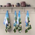 thumbnail image 5 of Coolnut Beautiful Easter Eggs Kitchen Dish Towel Set 4Pcs,Dishcloths Sets Fast Drying Kitchen Towels Tea Towels Gift Set for Drying Cleaning Cooking Baking231 Wash cloth, 5 of 7