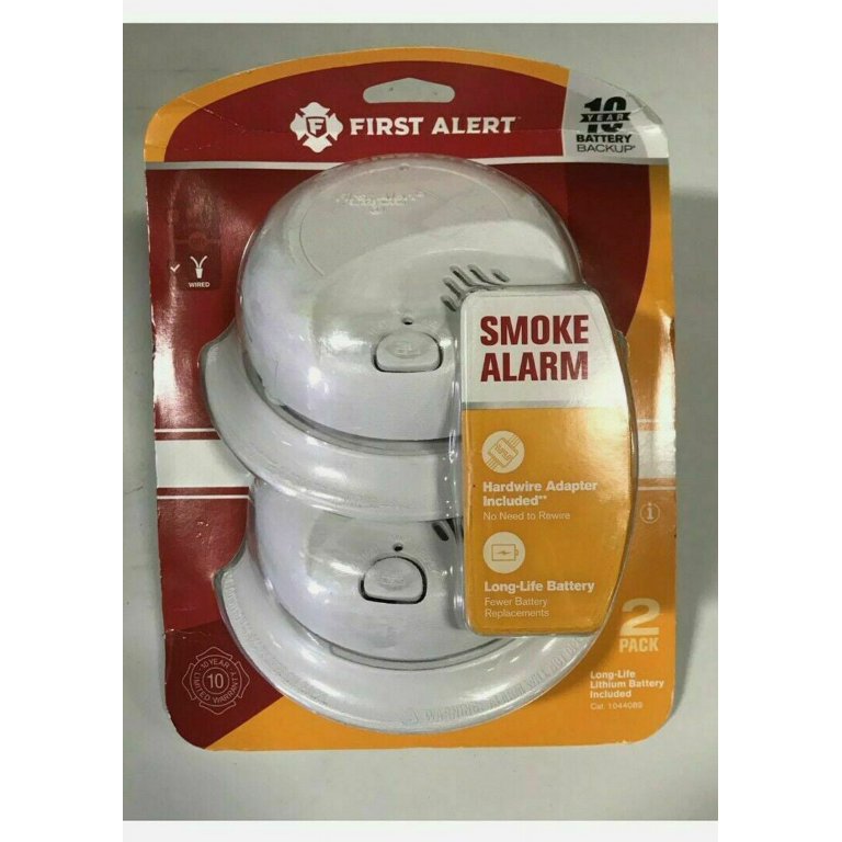 First Alert Hardwired Smoke Alarm with Battery Backup - 9120B