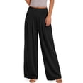 thumbnail image 5 of Sundazz Wide Leg Pants for Women Summer Smocked Waisted Palazzo Pants Baggy Flowy Trousers, XS-XL, 5 of 8