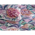thumbnail image 3 of Ambesonne Peony Pattern Quilted Bedspread Set 3 Pcs, Jungle Boho Flowers, King, Indigo Pale Pink Lilac, 3 of 4