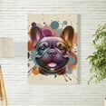 thumbnail image 2 of French Bulldog Portrait Watercolor Vintage Retro Styles Vertical Matte Canvas Poster Dog Lover Gifts Wall Art Home Decor - 00001, 2 of 5