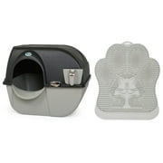 Omega Paw Elite Roll 'N Clean Self Cleaning Litter Box with Paw Floor Mat