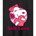 thumbnail image 3 of Peanuts - Self Love Belle - Toddler And Youth Crew Fleece Sweatshirt, 3 of 6
