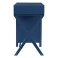 thumbnail image 4 of UrbanPro 4 Drawers Modern Wood Side Storage Desk in Navy Blue, 4 of 28