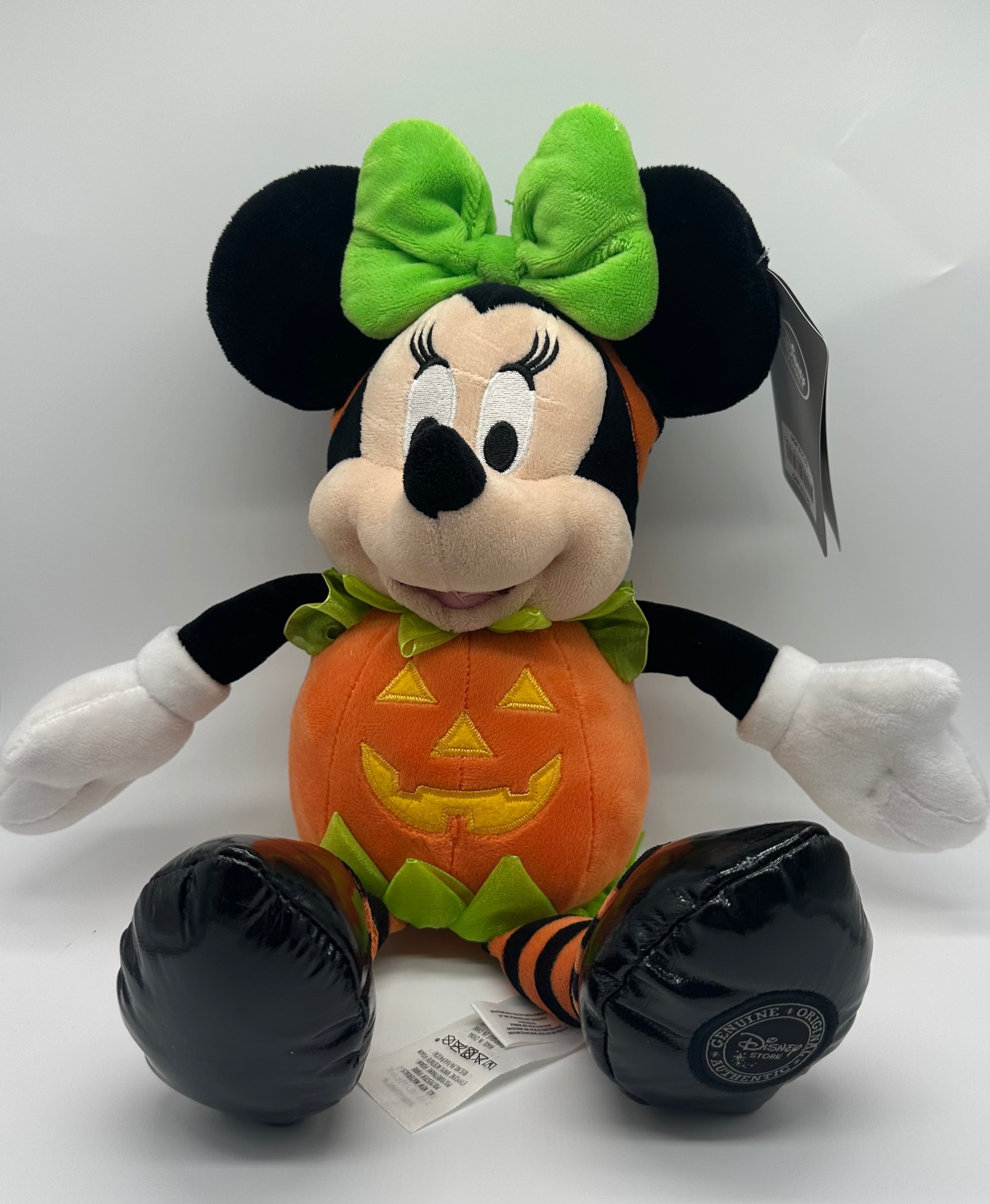 Disney Mickey and Minnie Mouse Pumpkin Plush set Fall high quality pumpkins doll toy 20 inch