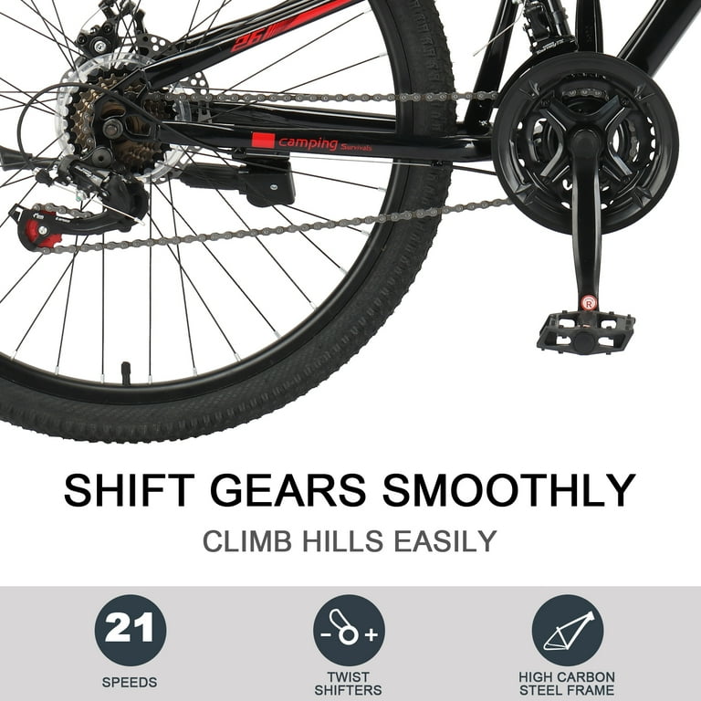 Shift What Gear To Use Uphill Bike 21 Speed Mountain Bike Gear For